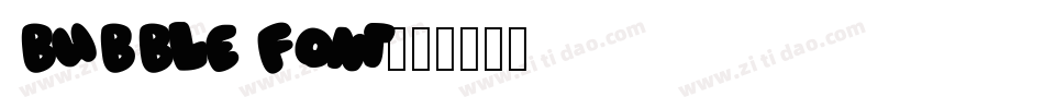 bubble font字体转换